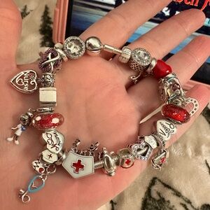 Linx bracelet with nurse theme charms